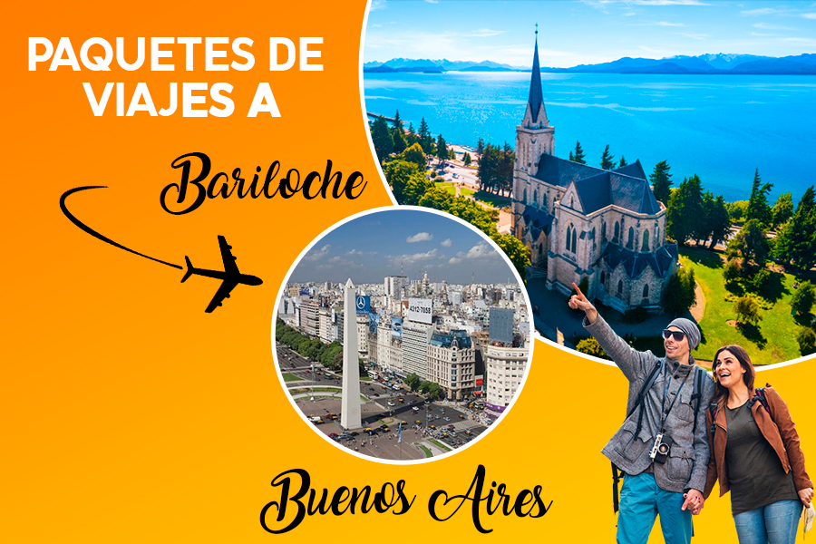 Paquetes de viajes a Buenos Aires y Bariloche